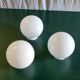 Abat-jour globe opaline diam. 15 cm - mid. XXème
