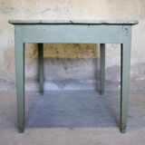 Green farm table