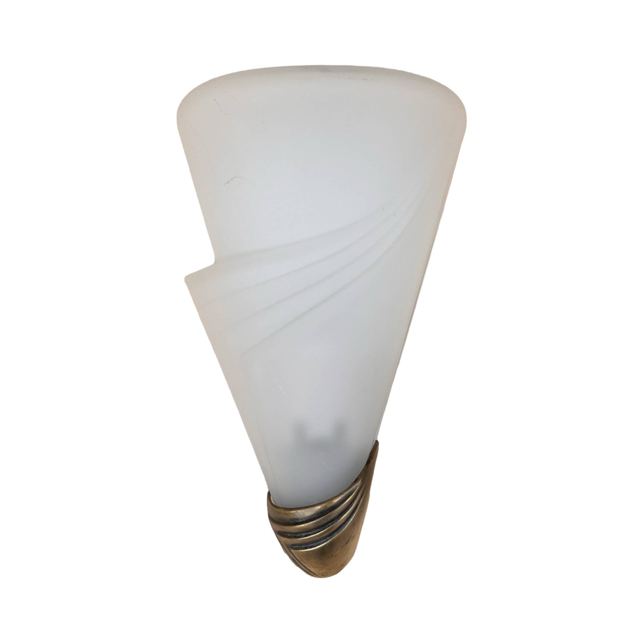 Art deco wall lamp Diana, Kasiński Poznań Poland, 1980s.