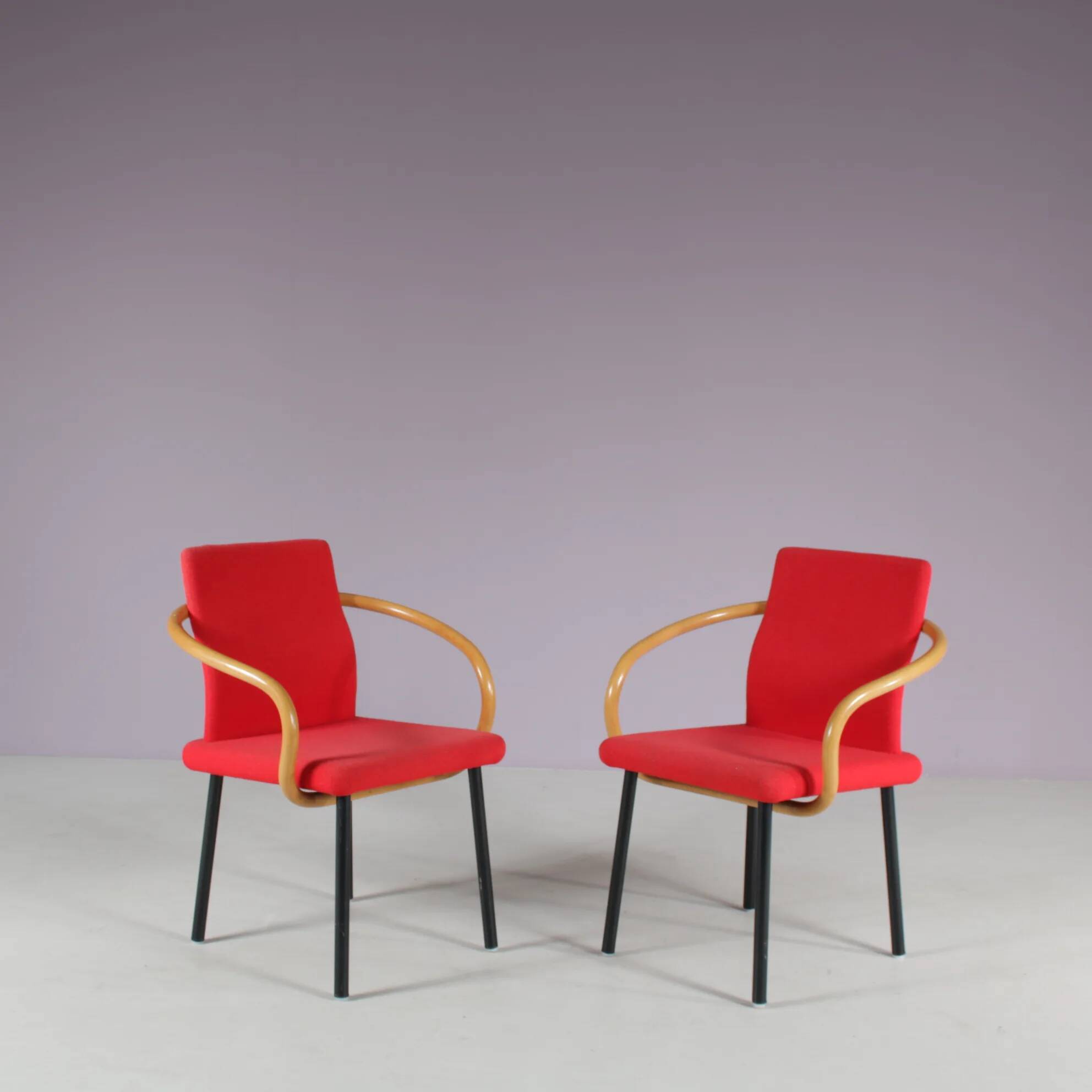 1980s “Mandarin” chairs by Ettore Sottsass for Knoll International, USA
