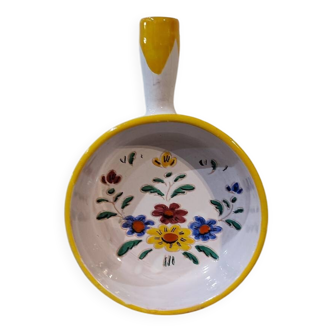 Vallauris ceramic decorative fondue pot