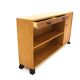 Scandinavian elm bookcase, Sweden, 1960