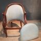 Paire de fauteuil gondoles col de cygne