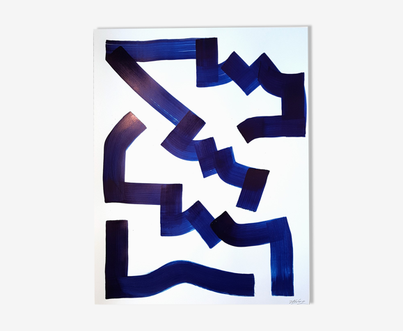 Peinture sur papier sans titre