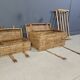 Vintage wicker trunks, set of 2 - 1970s