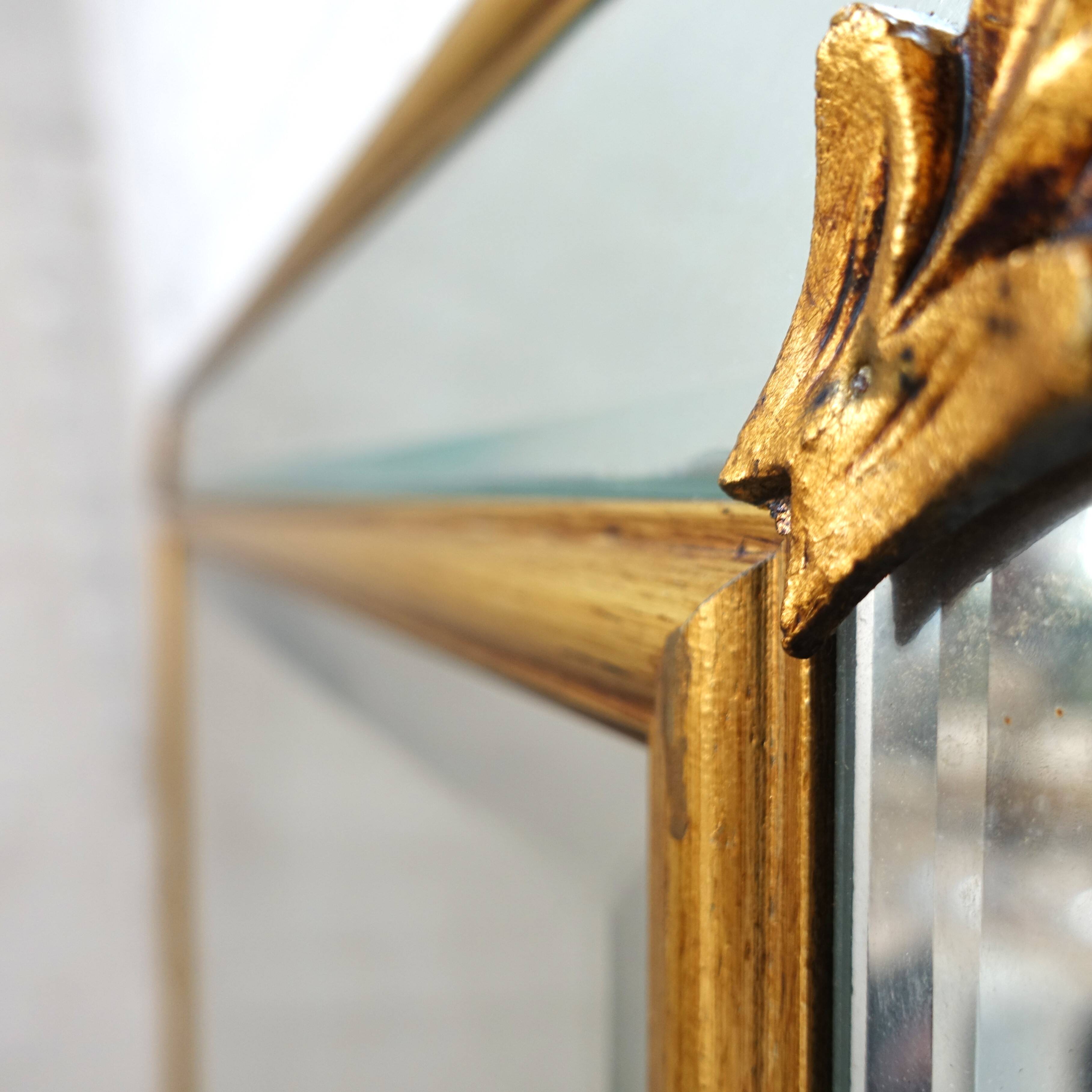 Miroir doré vintage