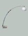 Telescopic arc floor lamp by G. Reggiani 1970