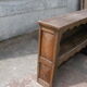 Top of solid wood rustic hutch