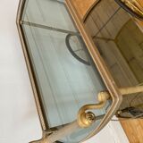 Rolling service gilded brass