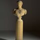 Bust on pedestal 20th century Antinous