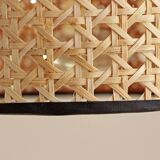 Handcrafted woven bamboo pendant light