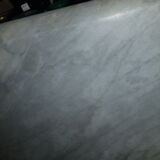 Table basse vintage en marbre travertin