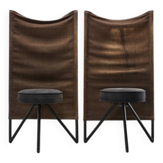 Philippe Starck Pair of Miss Wirt Chairs for Disform 1983