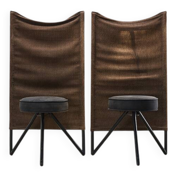 Philippe Starck Pair of Miss Wirt Chairs for Disform 1983