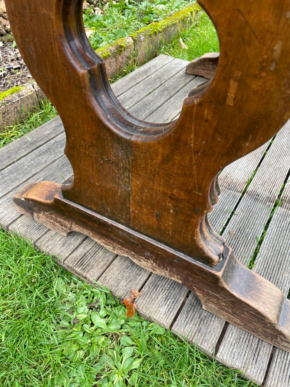 Table de bistrot anglaise ancienne
