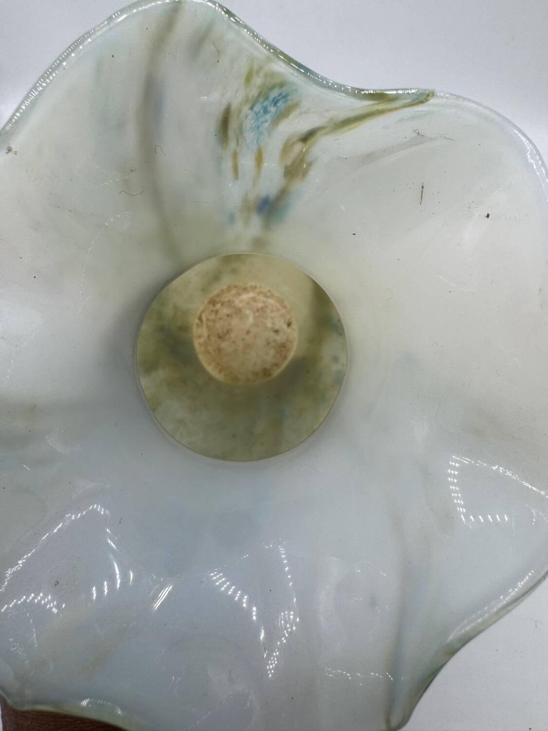 Vase opaline flammée