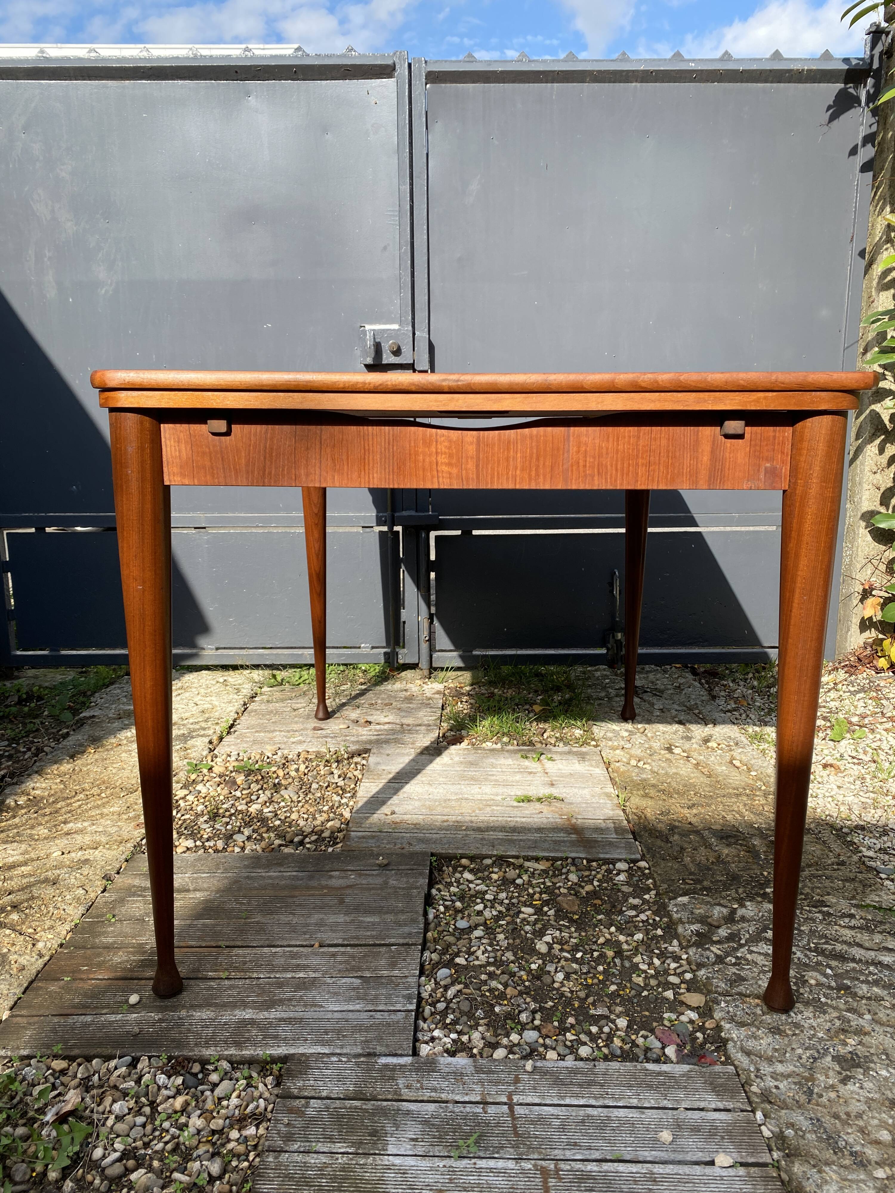 1960 scandinavian extension table