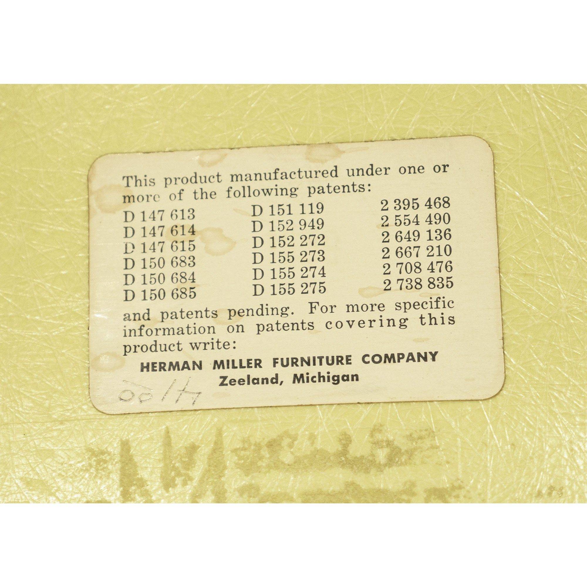 Rocking chair Lemon Yellow by Charles & Ray Eames - Herman Miller-1970