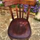 Set of three bistro chairs