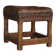 Petit tabouret en cuir par Gordon Russell pour Russell & Sons. Années 1920