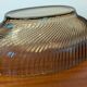 Large modernist twisted smoked glass bowl – 1970s