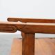 Pair of 2 Rustic carved oak side chairs, Spain ca. 1900