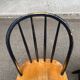 Set of 4 vintage spindle chairs in Windsor/Scandinavian style.