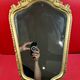 Baroque mirror in gilded wood and moulded stucco in Louis XV style - 61 x 35 cm