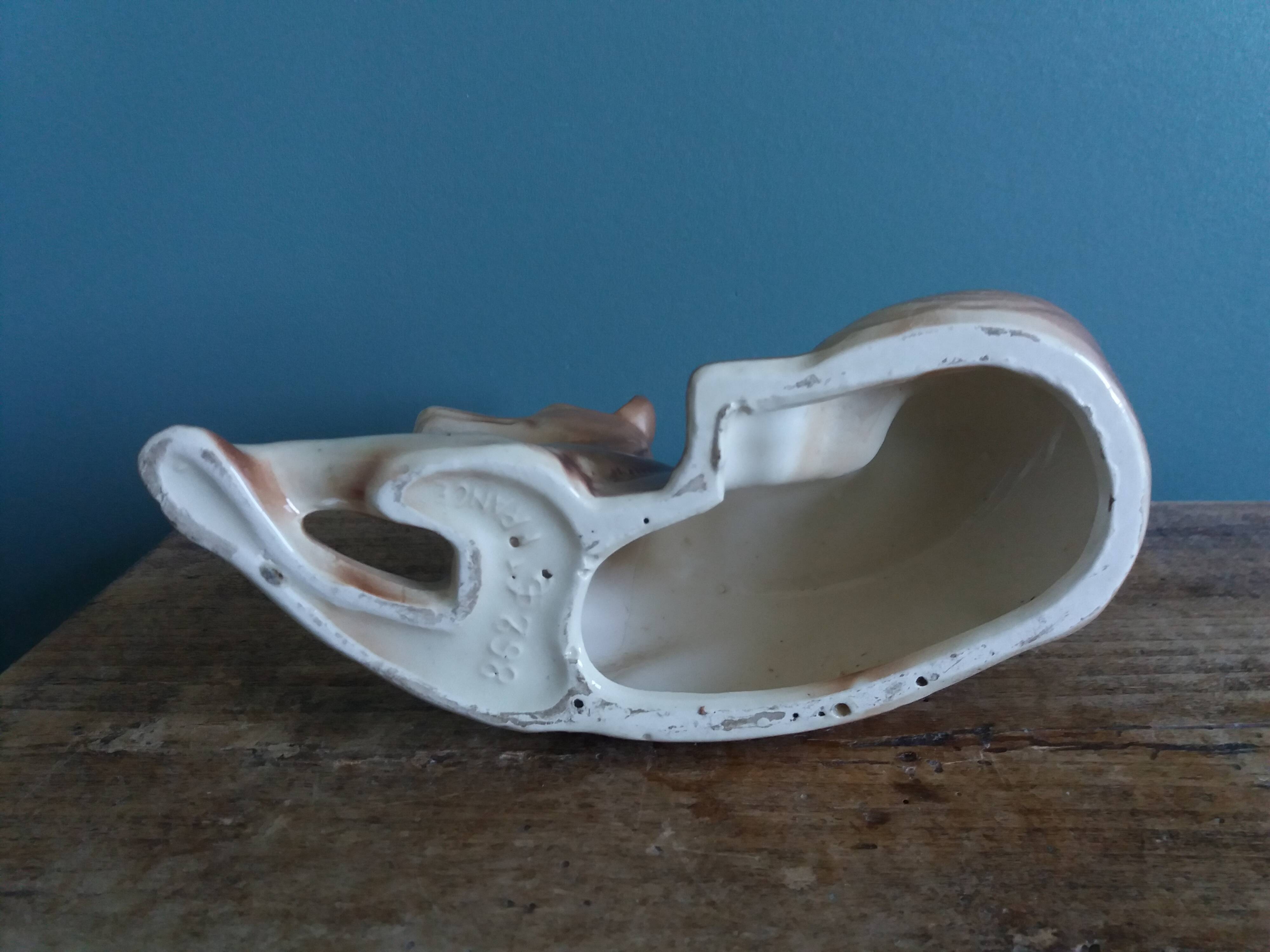 Saint Clement earthenware dog