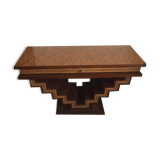 Console en marqueterie art déco