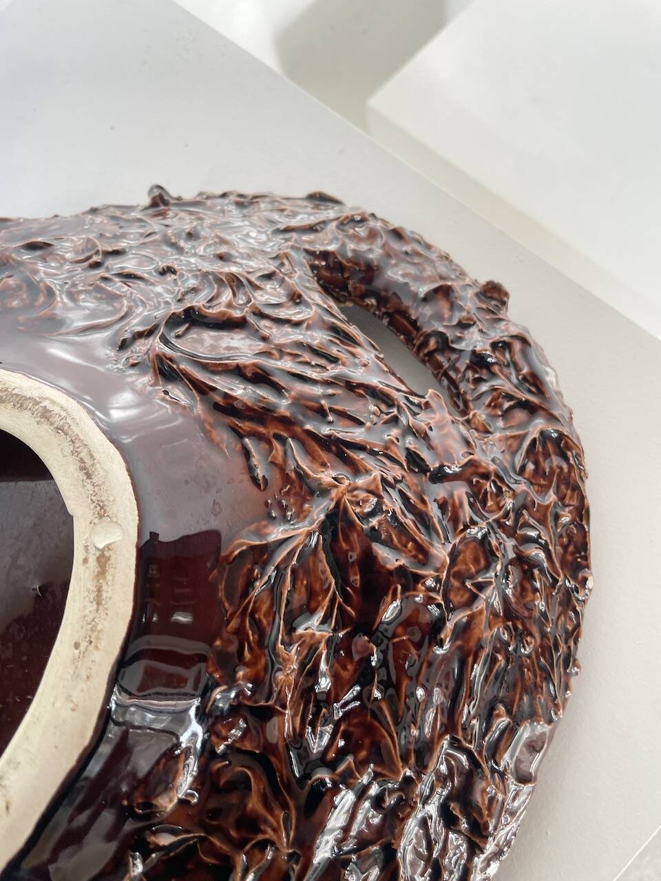 Plat en céramique fatlava Vallauris