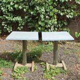 Pair of bistro tables