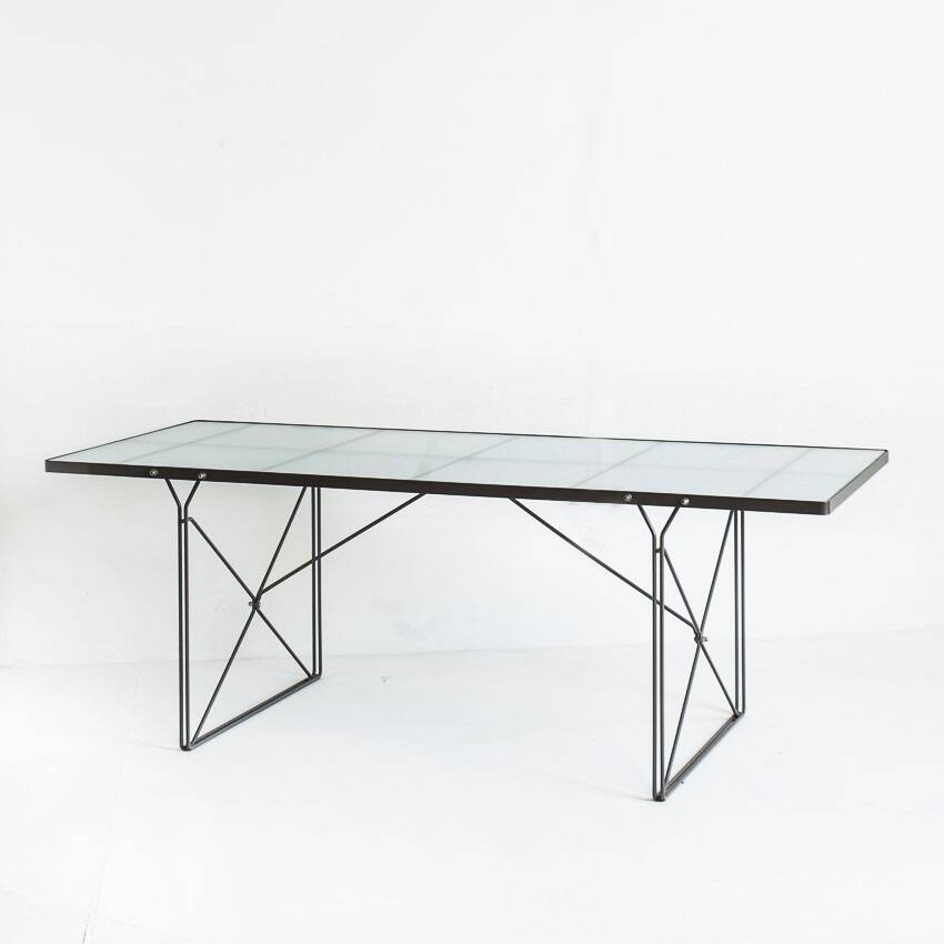 Vintage dining table or desk. moment collection by niels gammelgaard for ikea. 80s-90s.