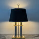 Hollywood Regency bouillotte lamp from the 1970s.