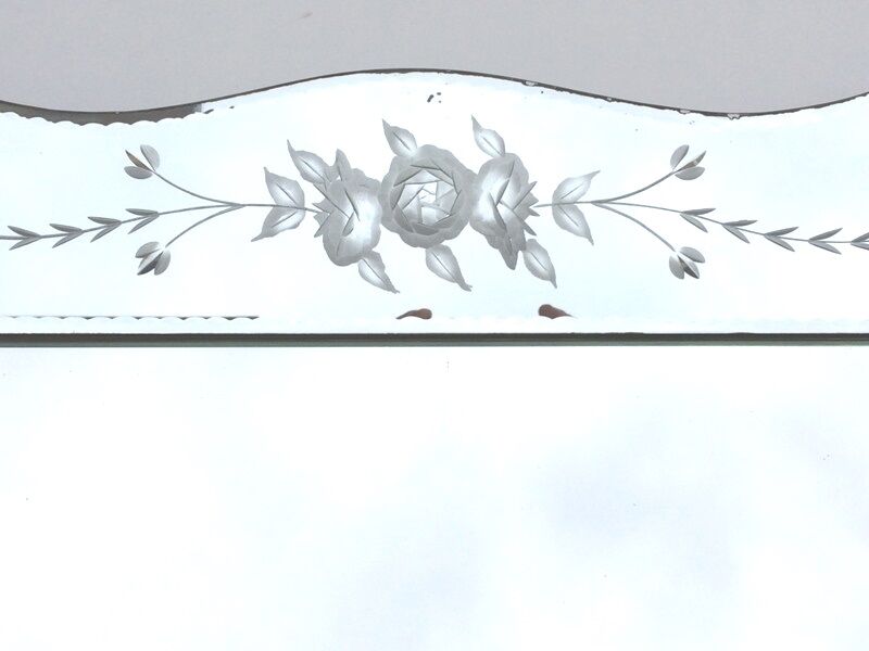 Mirror Venetian style period Art Deco