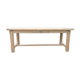 Farm table one drawer cherry wood gross