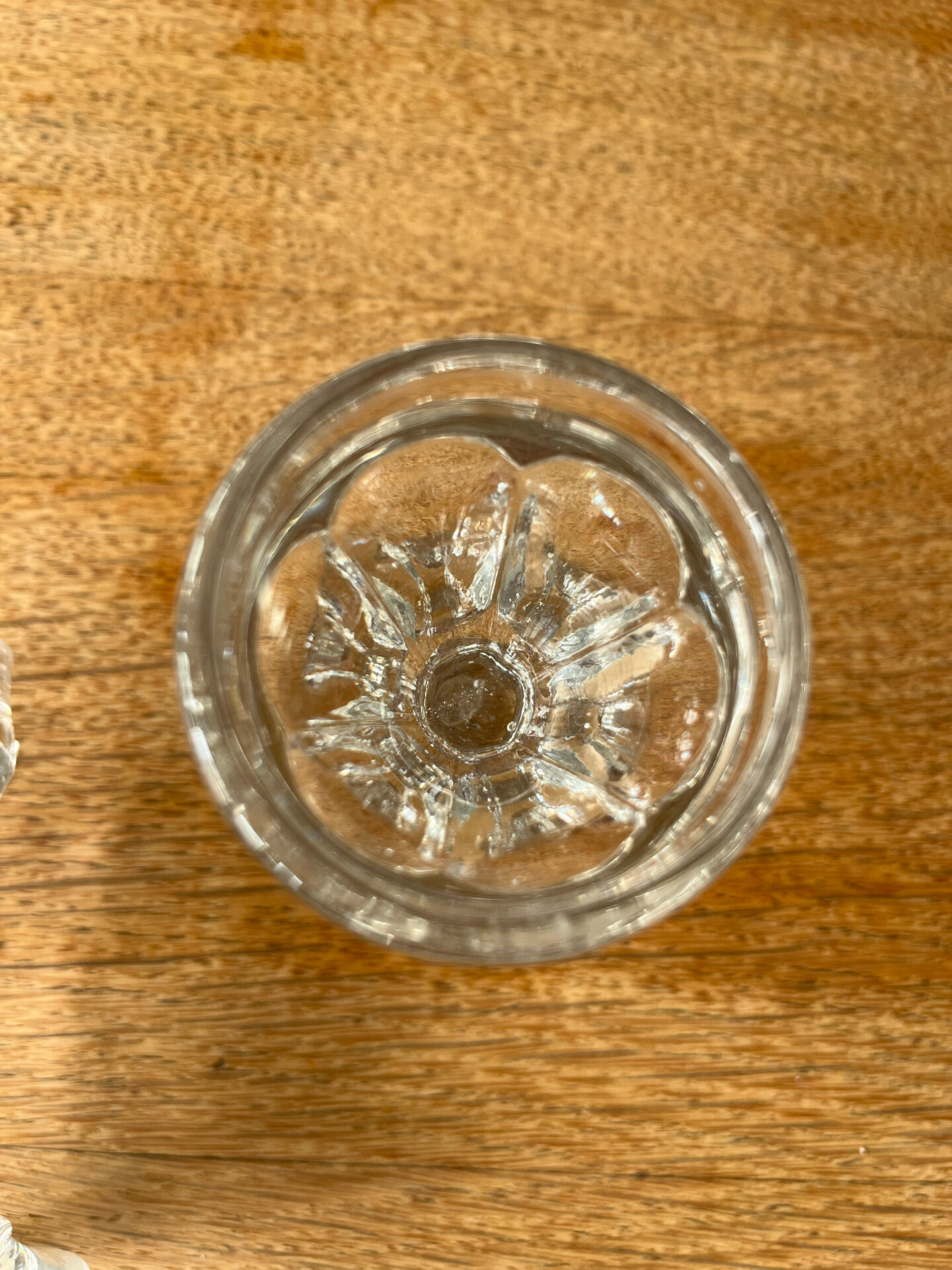 Pair of liqueur glasses 1900 known as "trompe couillon"