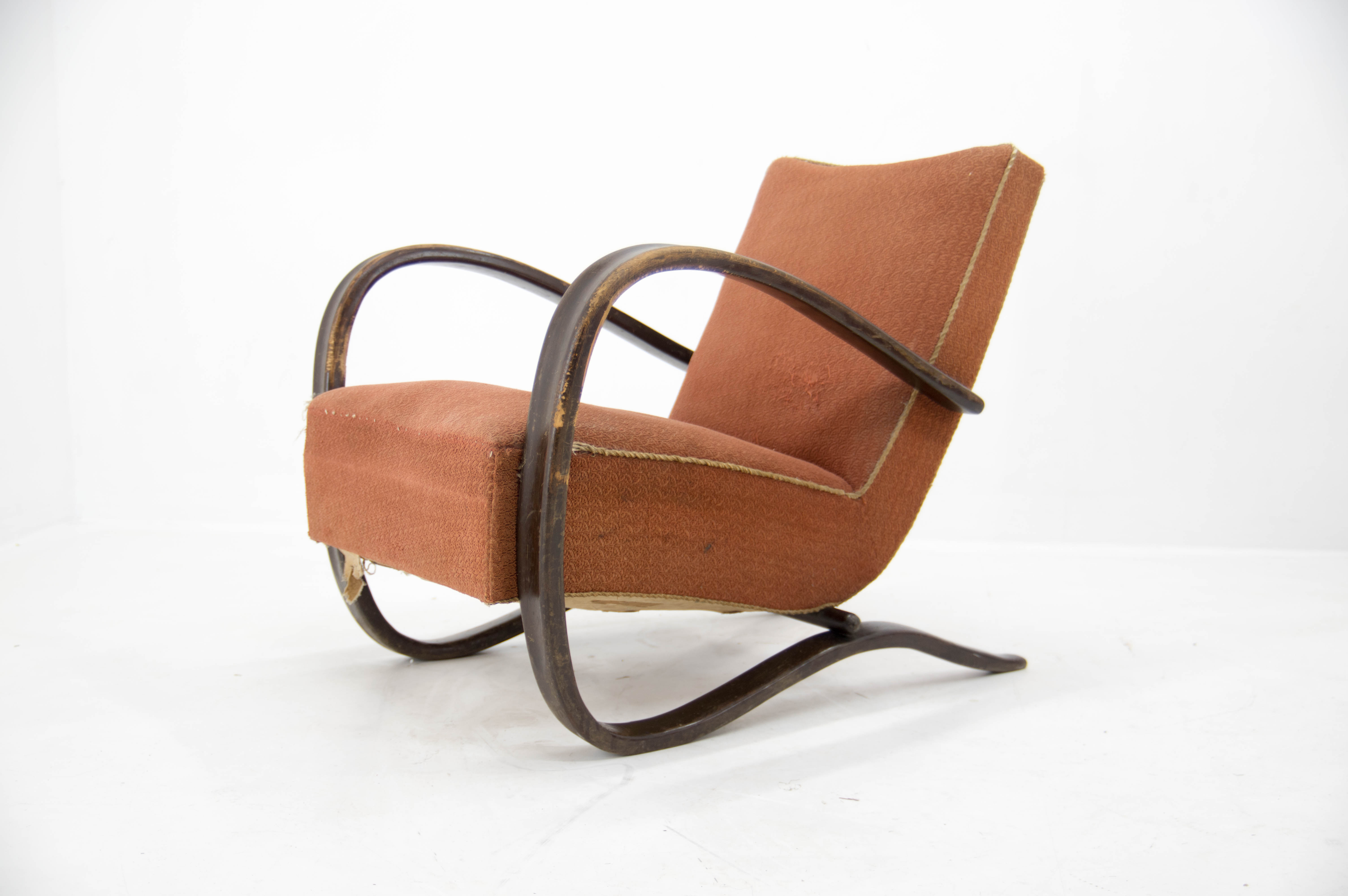 Armchair H 269 by Jindřich Halabala, 1940s