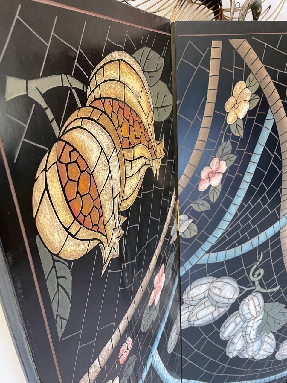 Coromandel style screen of the 60-70s