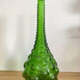 Vintage green Empoli carafe