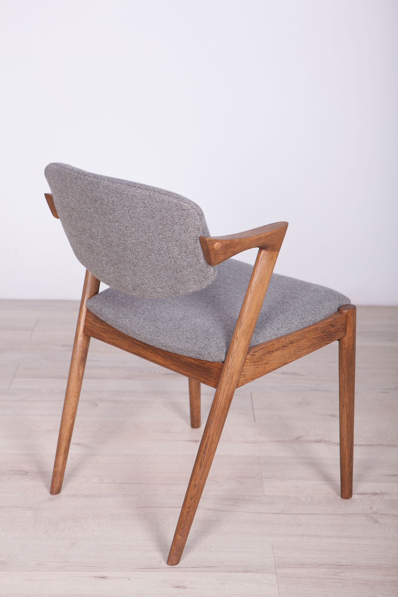 Model 42 oak dining chairs by Kai Kristiansen for Schou Andersen, 1960s, set of 4