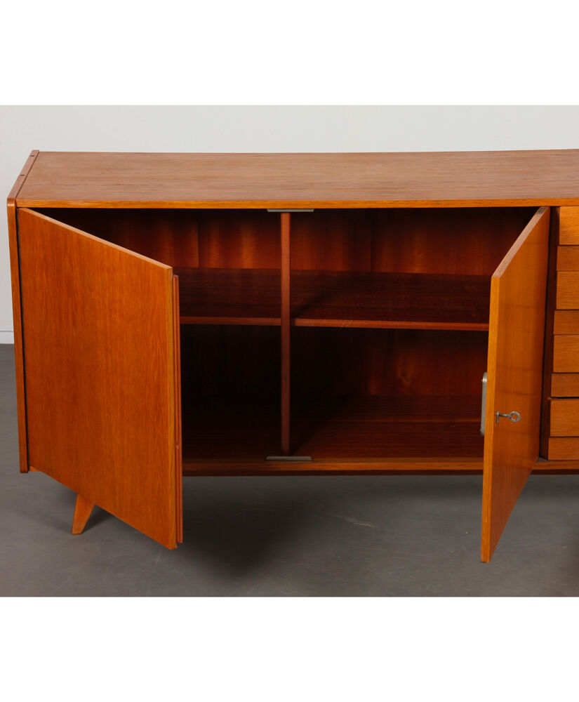 Wooden sideboard by Jiroutek for Interier Praha, U-460, 1960