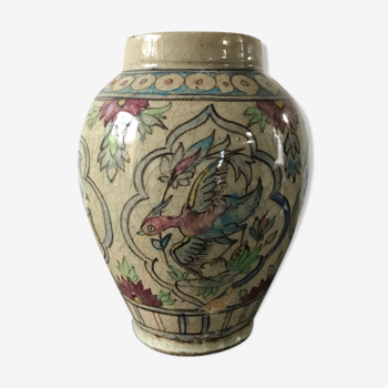 Large vase in iranian earthenware