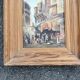 Tableau Orientaliste - Scène de Souk Animée
