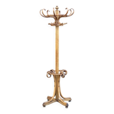 Parrot coat rack with 8 hooks, bistro style, not Thonet, around 1910.