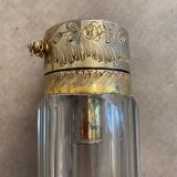 Old piston vaporizer crystal perfume atomizer baccarat late nineteenth century