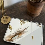 Old vintage barber mirror