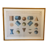 Colorful architect drawing