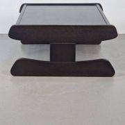 Postmodern Architectural Wooden Coffee Table, Germany, 1970s
