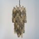 First Edition Murano Glass Poliedri Chandelier attributed to Carlo Scarpa for Venini, 1960s